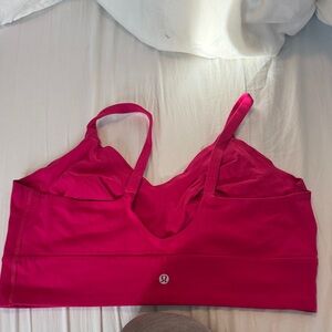 lululemon athletica Vibrant Pink Sports Bra